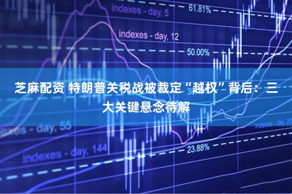 芝麻配资 特朗普关税战被裁定“越权”背后：三大关键悬念待解